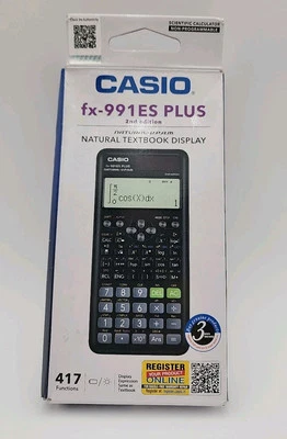 Casio FX-991ES Plus-2nd Edition Scientific Calculator Textbook Format New - Image 1 of 4