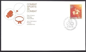 🍁Canada #B8 "Boxing - Combat Sports" Brand New 1975 First Day Cover - Picture 1 of 2