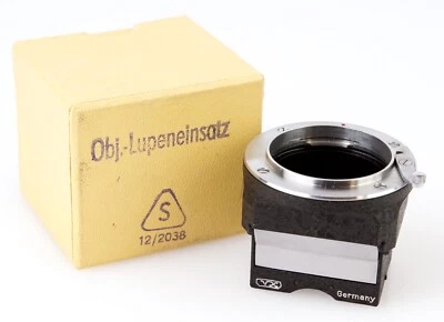 IHAGEE DRESDEN Objektivlupeneinsatz Objektiv Lupeneinsatz für EXA EXAKTA in OVP - Bild 1 von 4