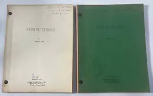 Dos guiones/guiones originales de televisión Bend To The Wind de colección, uno con fecha 1961 sin precio base - Imagen 1 de 11