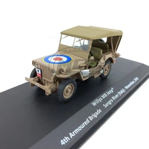 1/43 WILLYS MB JEEP 4th ARM BRIGADA SANGRO RIVER ITALIA 1943 NOVIEMBRE - Imagen 1 de 5