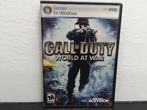 Call Of Duty ~ World At War Activision Games / Windows PC DVD Game - Picture 1 of 10