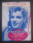 The Trolley Song from "Meet Me In St. Louis" sheet music Judy Garland