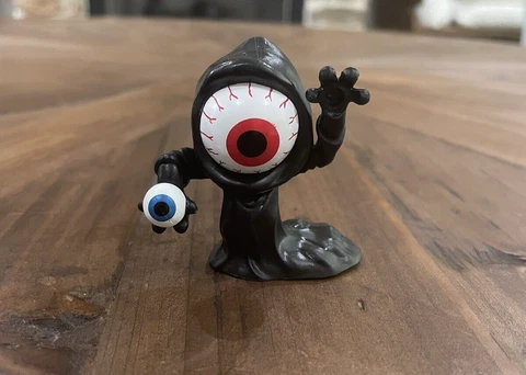 Ninja Kidz Eyeball Grim Reaper Mini Action Figure HTF Cover