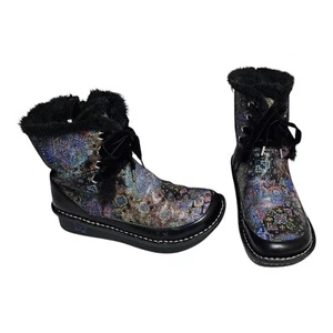 Alegria by PG Lite Damen-Schneestiefel schwarz Twisp Dame Regenbogen Reißverschluss Größe 36/6 - Bild 1 von 12