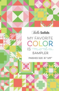 MY FAVORITE COLOR IS MODA Projektblatt PS9900-21 - 81"x99" Bella Solids Muster - Bild 1 von 1