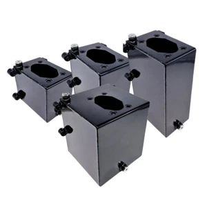 Flowfit Black Steel Oil Tank, From 1-5 Litres, With Breather Cap & Drain Plug - Picture 1 of 5