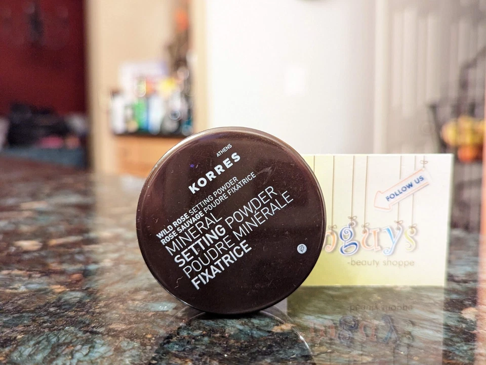 KORRES Wild Rose Mineral Setting Loose Face Powder 0.29 oz / 8.5 g Full SzSealed - Image 1 of 4