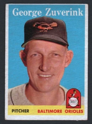 1958 Topps #6 George Zuverink (vg) - Image 1 of 2