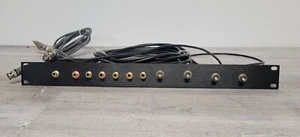 11-Ports Coaxial RCA & BNC Patch Panel Black & Grey with Audio Cables - Bild 1 von 4