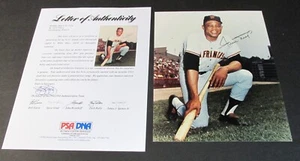 Willie Mays San Francisco Giants Signed 8x10 Color Photo PSA/DNA - Picture 1 of 4