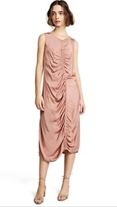 Raquel Allegra Maxi Cocoon Dress Size 1/Small Peach Gathered Petal $395 - Picture 1 of 8