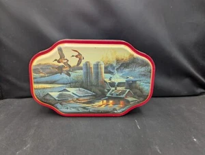 Terry Redlin Tin 1997 Red Winter Ducks - Picture 1 of 3
