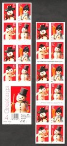 =WOW= #3687b SCHNEEMÄNNER KOMPLETT 20 BRIEFMARKENHEFTCHEN, POSTFRISCH, LEBENSLAUF 25,00 $ kostenloser Versand - Bild 1 von 3
