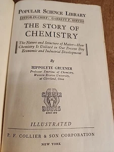1954 Populärwissenschaftliche Bibliothek - Die Geschichte der Chemie Die Natur der Materie - Bild 1 von 9