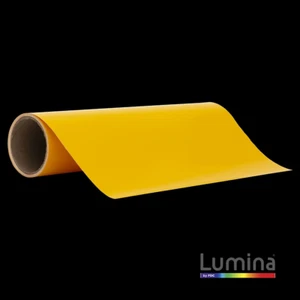 Gelbes Schild/Aufkleber Vinyl von Lumina, 30 Zoll x 50 Yard Rolle, Farbcode 006 - Bild 1 von 3