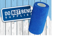 Cohesive Bandage Blue 7.5cm x 4.5M pack of 10