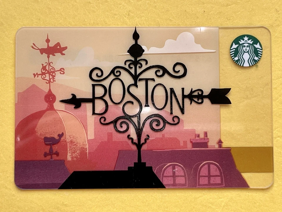 TARJETA REGALO STARBUCKS BOSTON, CAFÉ Foto 1 de 1