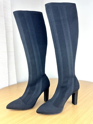 Zapatos de bota de punto Davis negros para mujer Charles David talla US 6M Foto 1 de 4