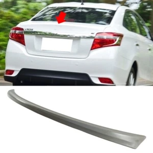 Painted Black D Type Trunk Spoiler For Toyota YARIS 3rd Sedan VIOS 2014-2017 ABS - Picture 1 of 5