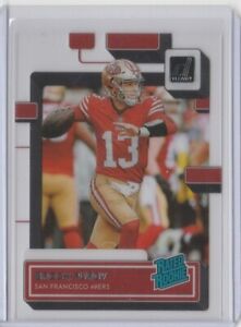 2022 Panini Donruss Clearly Brock Purdy Rated Rookie #99 San Francisco 49ers