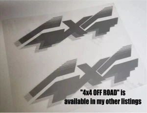 PAIR "4x4" Decals fit OBS 1992-1996 Ford F150, F250, F350, etc TOP QUALITY - Foto 1 di 12