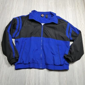 Vintage USA Olympic Track Jacket Size XL Blue Black Windbreaker JC Penny Mens - Picture 1 of 16