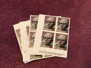 Scott # 3870 ~ Piatto # Blocco di 4~ 37 cent R. Buckminster Edizione Completa - Foto 1 di 2