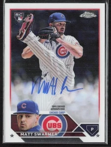 2023 Topps Chrome Update #RA-MS Matt Swarmer Autographs - Bild 1 von 2