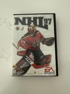 NHL 97 (Sega Genesis, 1996) With Case No Manual - Image 1 of 4