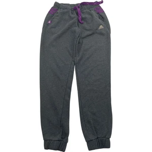 Adidas Women's Jogger Sweatpants Elastic Waist Grey XS UK 4-6 - Picture 1 of 5