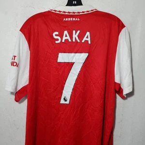 Arsenal Jersey Mens XL Premier League Soccer Saka 7 Adidas 2022 23 Shirt - Picture 1 of 16