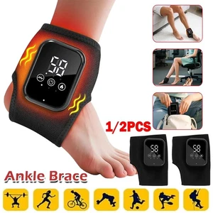 Electric Foot Ankle Massager Relieve Ankle Pain 3 Heat Levels, 3 Vibration Modes - Picture 1 of 32