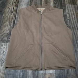RedHead Silent Hide Vest All Season Brown Full Zip Medium Hunting Reversible - Picture 1 of 9