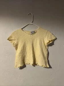 Camisa de manga corta amarilla vintage Great Escape para niños talla mediana - Imagen 1 de 9