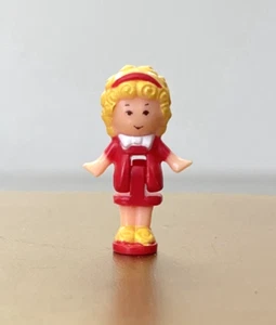 Vintage Polly Pocket Puppe 1989 Bluebird Girl Mini Figur - Bild 1 von 8