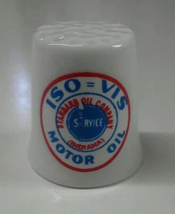 Up4Bid Standard Oil ISO = VIS Gasoline Collectible Porcelain Thimble - Picture 1 of 1