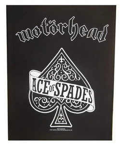 Motorhead Ace of Spades dossard patche dorsal officiel licence patch grand - Imagen 1 de 2