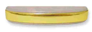 (5 Pack) 3-1/2 inch Blonde And Brass Wood Pull - Picture 1 of 1