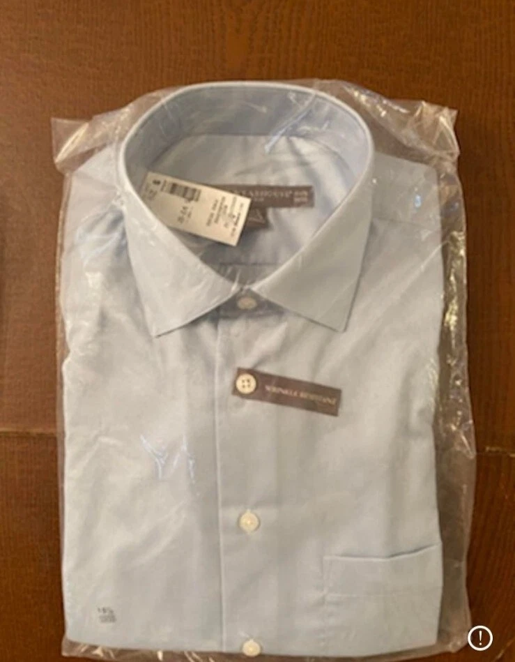 男式 Warehouse 15.5 - 33 正装衬衫未开封 — 第 1/1 张图片