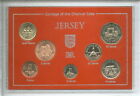 The Bailiwick of Jersey 1992-1998 Channel Islands Isles Coin (BU UNC) set regalo