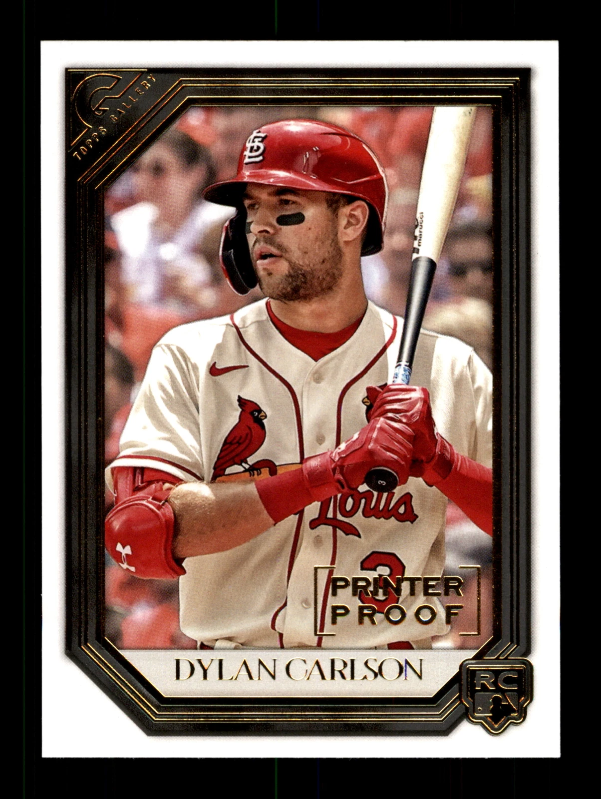 2021 Topps Gallery Printer Proof #197 Dylan Carlson St. Louis Cardinals