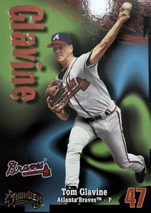1998 Skybox Circa Thunder Tom Glavine HOF Atlanta Braves #47 NMMT - Picture 1 of 2