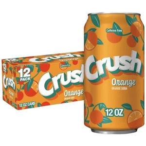 Orange Crush Soda 12 Pack Cola 12oz Cans Pack of 12 Crush Soda - Picture 1 of 1