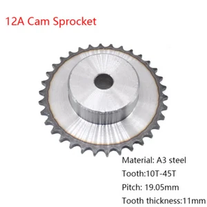 Roller Chain Drive Sprocket With Step 12A 10-45T Pitch 19.05mm For 12A Chain New - Picture 1 of 5