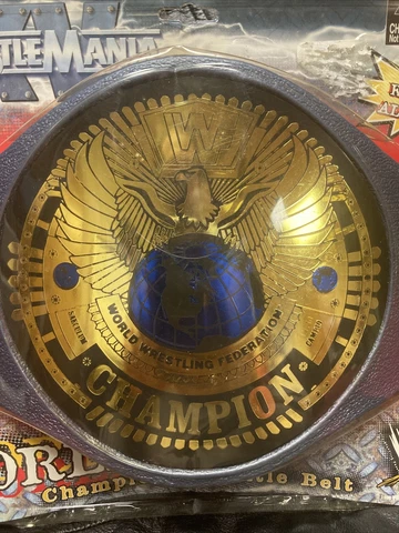 WWE WWF Wrestling Championship Wrestling Belt Wrestlemania XV SEALED Classic Cover