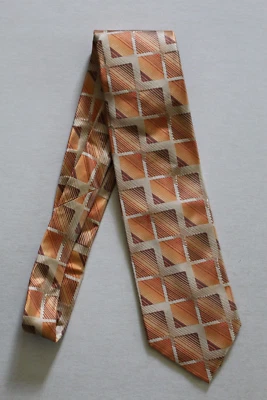 The Big Knot By Steven Land Multicolored 100% Woven Silk Tie Foto 1 de 3