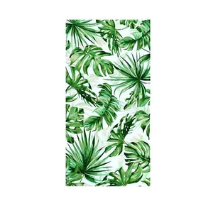 Oversized Green Tropical Beach Towel 30"x60" Quick Dry Sand Proof - Picture 1 of 7