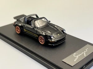 Porsche 911 Targa Cabriolet Negro Singer 964 Clásico Convertible Estudio - Imagen 1 de 19