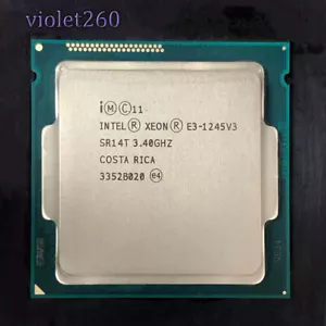 Intel Xeon E3-1245 v3 LGA1150 CPU Processor SR14T 3.40GHz 8MB Quad Core - Picture 1 of 1